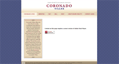 Desktop Screenshot of coronadovillascondos.com