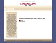 Tablet Screenshot of coronadovillascondos.com